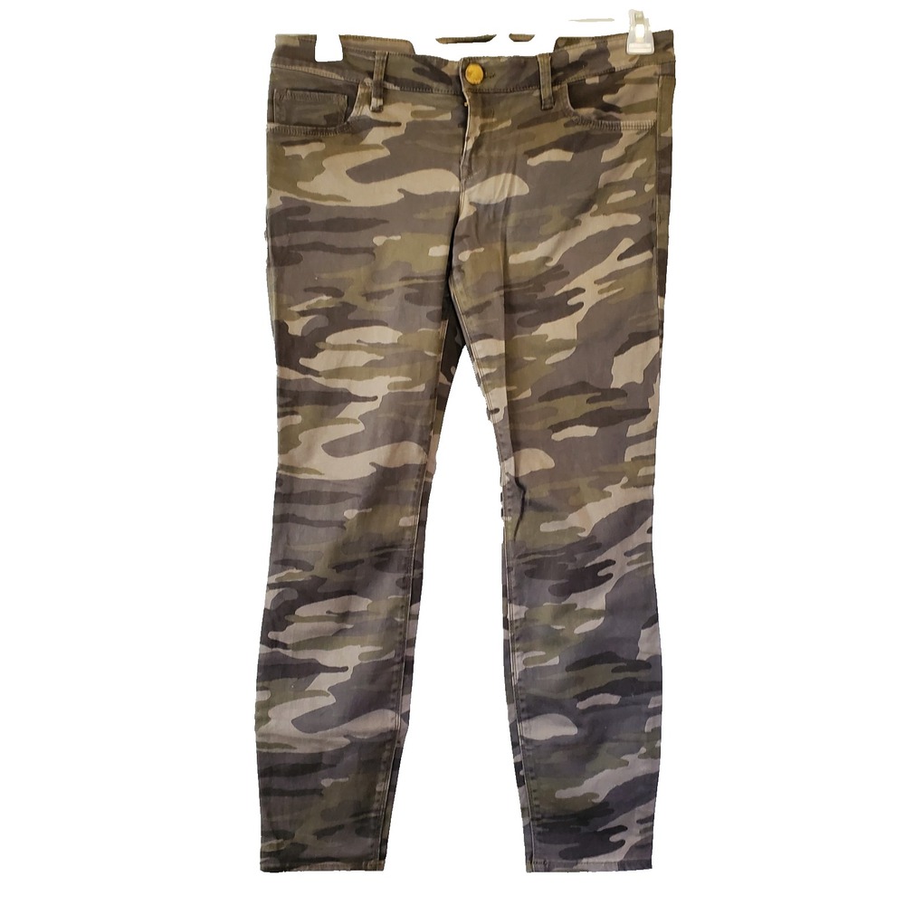 Express Jeans Camo Womens Size 8 Ankle Leggings Stella Low Rise